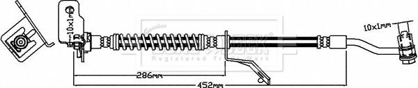 BORG & BECK Pidurivoolik BBH8032